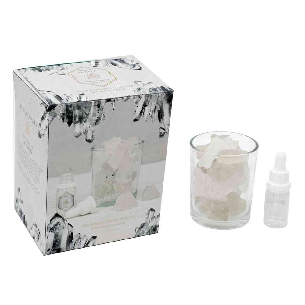 Something Different - 280g Clear Quartz Crystal Oil diffuser/Aroma diffuser - Multicolours